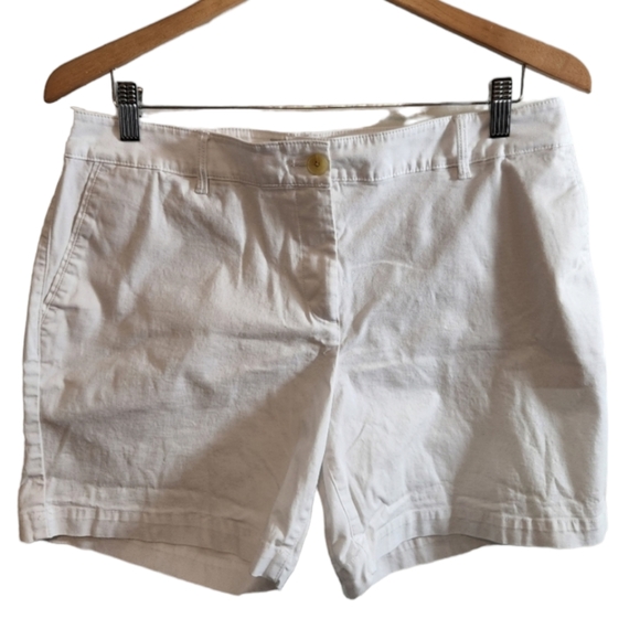 Talbots Petites White Shorts - Picture 1 of 8